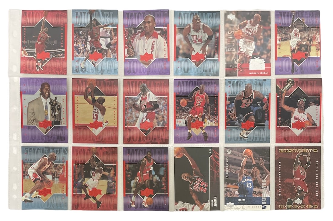 Rare Michael Jordan Trading Card Collection (1 of 2)