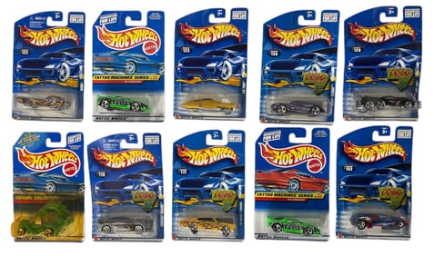 Lot of 10 | Hot Wheels Toy Car Collection