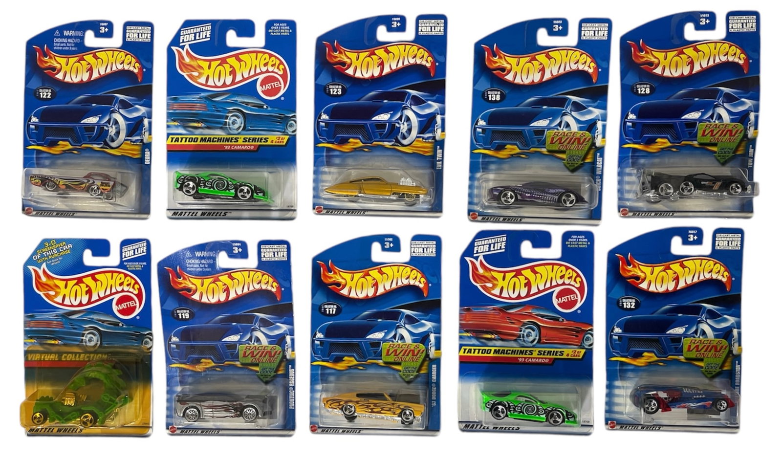 Lot of 10 | Hot Wheels Toy Car Collection (1 of 2)