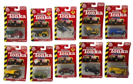 Lot of 10 | Tonka Toy Car Collection