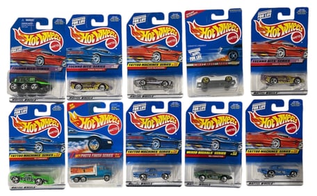 Lot of 10 | Hot Wheels Toy Car Collection