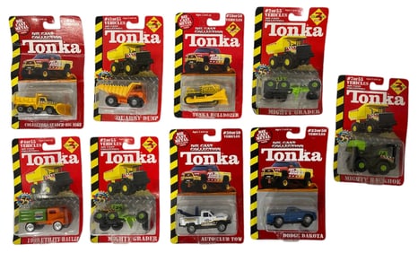 Lot of 9 | Tonka Toy Car Collection