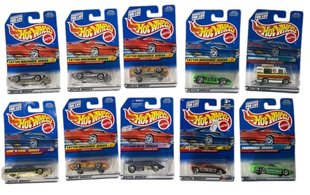 Lot of 10 | Hot Wheels Toy Car Collection