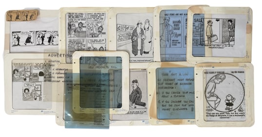 Overhead Projector | Comics and Ads