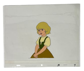 Rare Animation Cel | Hanna Barbera Heidi Songs | NO COA