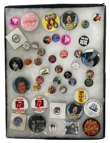 Rare Music and Movie Pin Collection