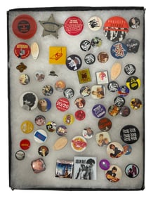 Rare Music and Movie Pin Collection