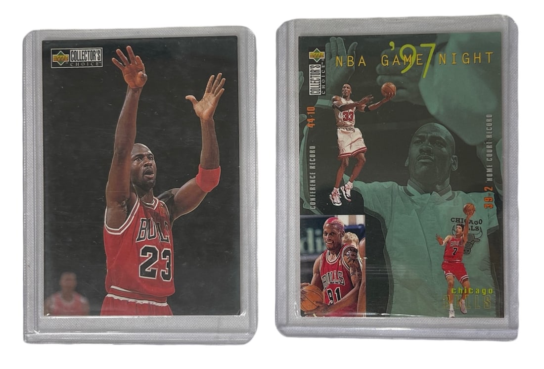 Rare Michael Jordan Trading Card Collection (1 of 2)
