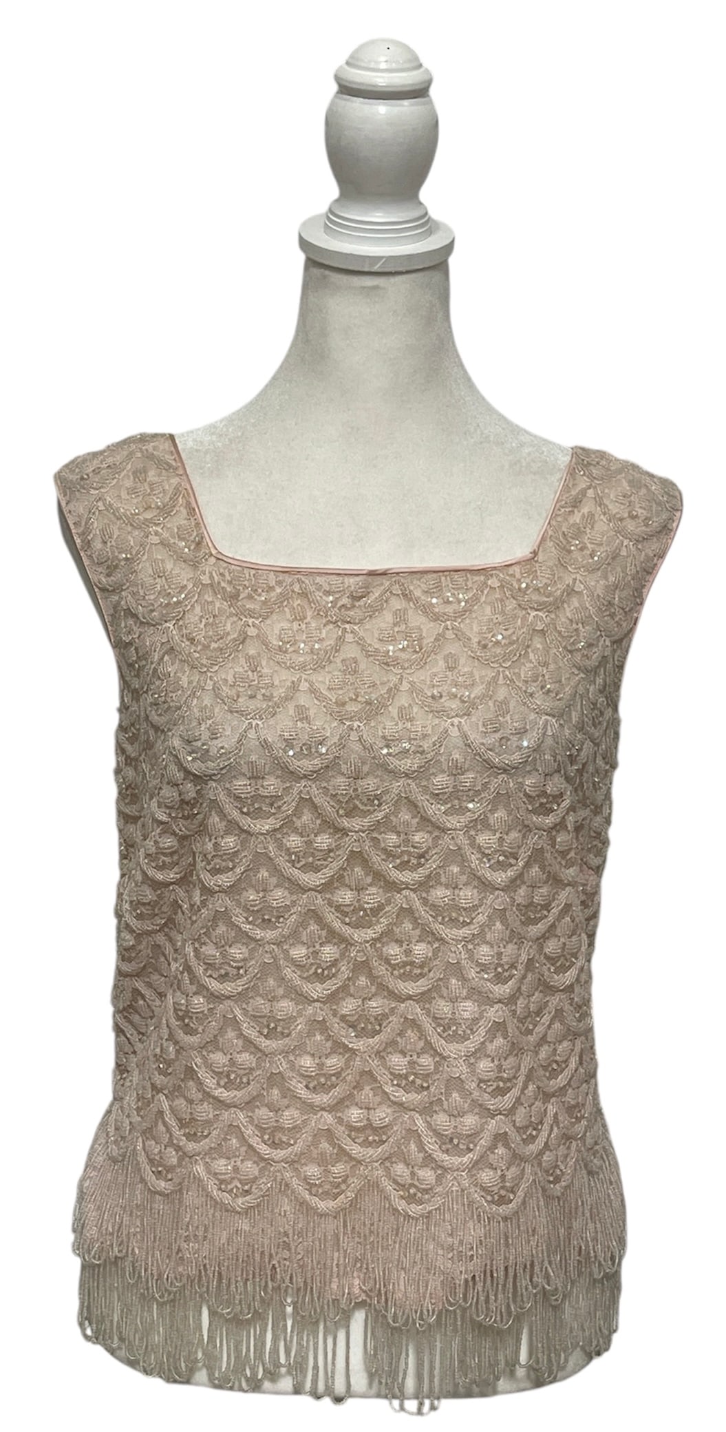 Hand Beaded Blouse By Excellent | Size S (1 of 3)