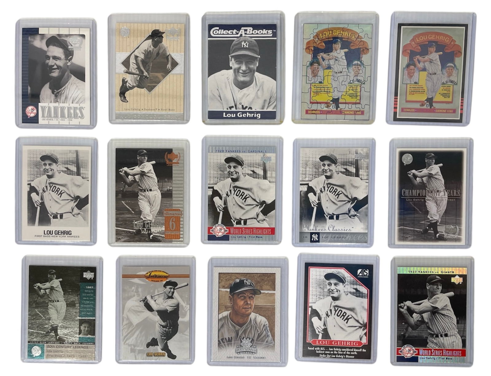 Lou Gehrig Baseball Trading Card Collection (1 of 2)