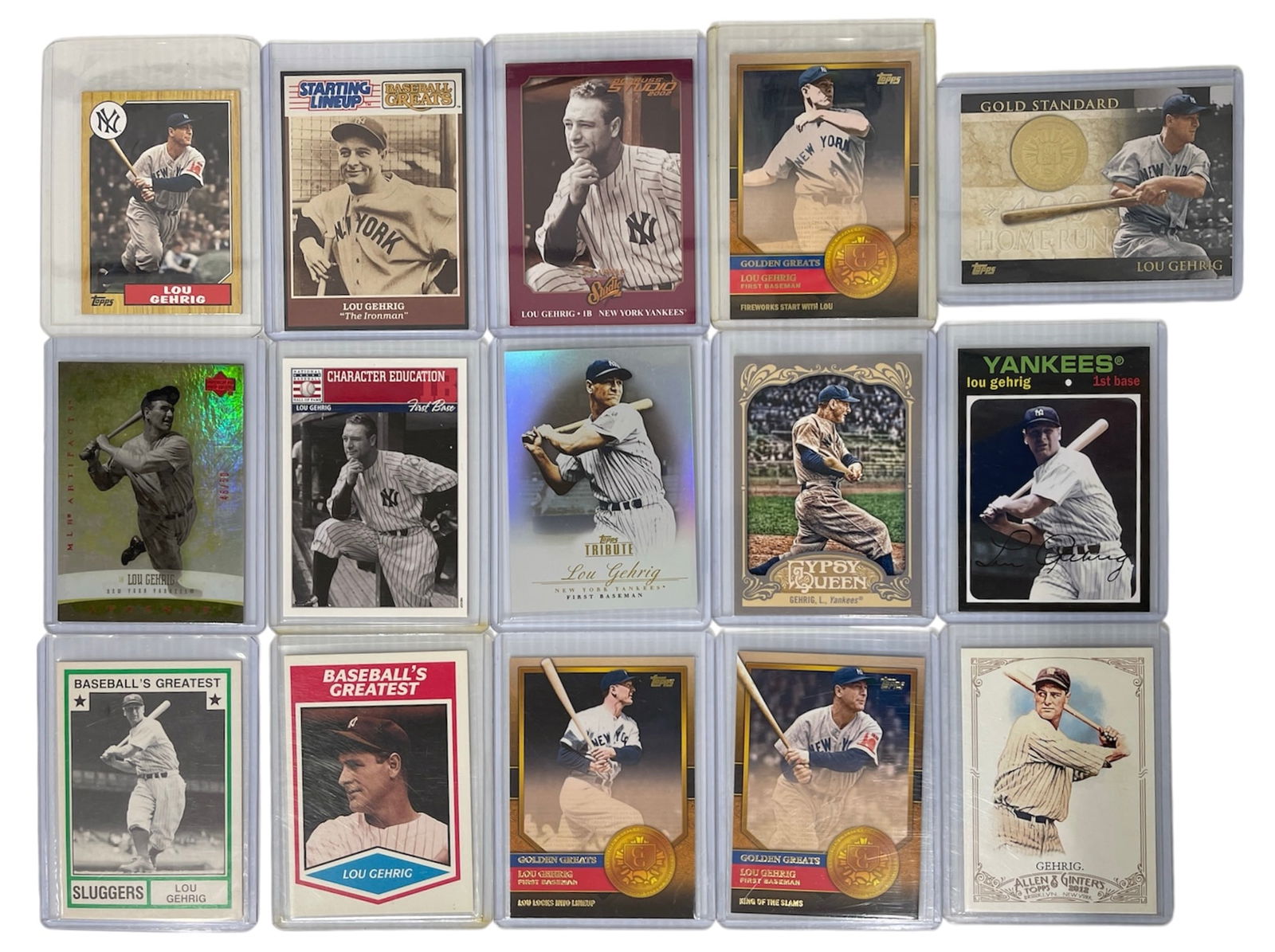 Lou Gehrig Baseball Trading Card Collection (1 of 2)