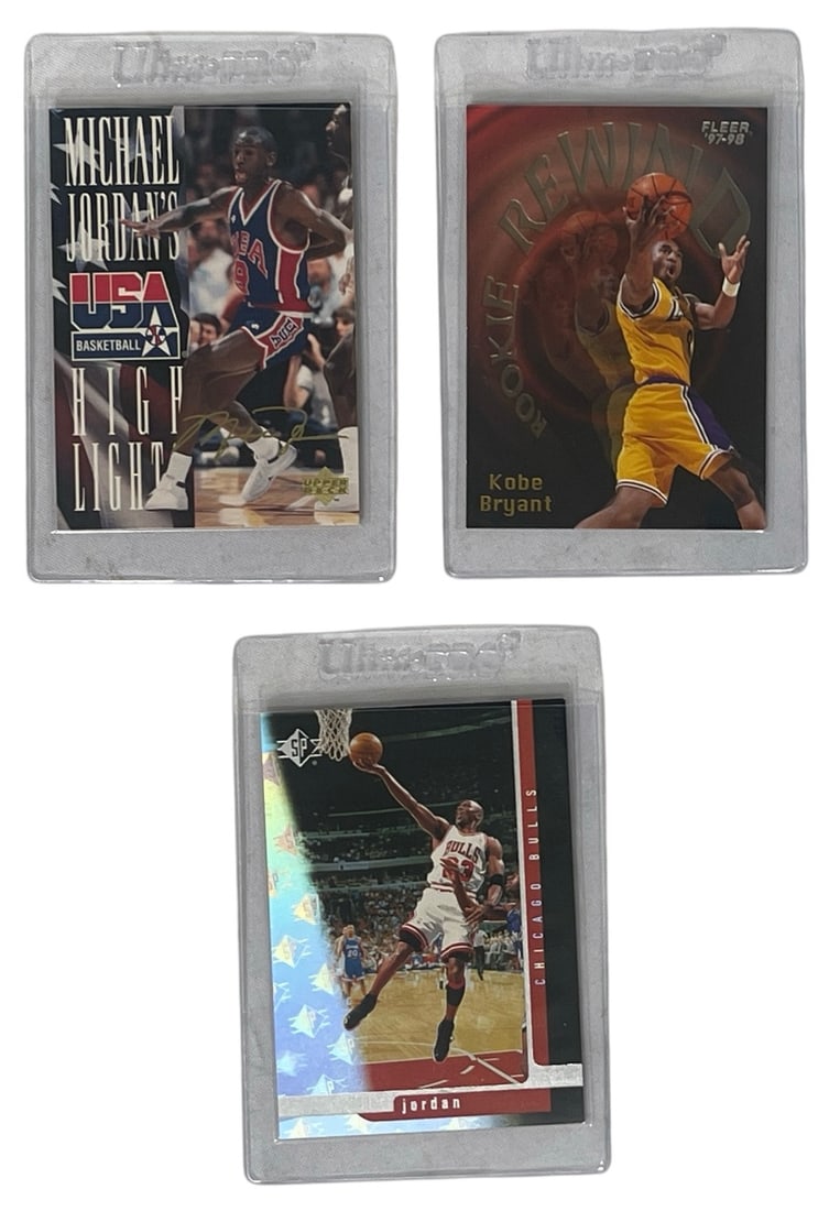 Michael Jordan and Kobe Bryant Trading Cards (1 of 2)