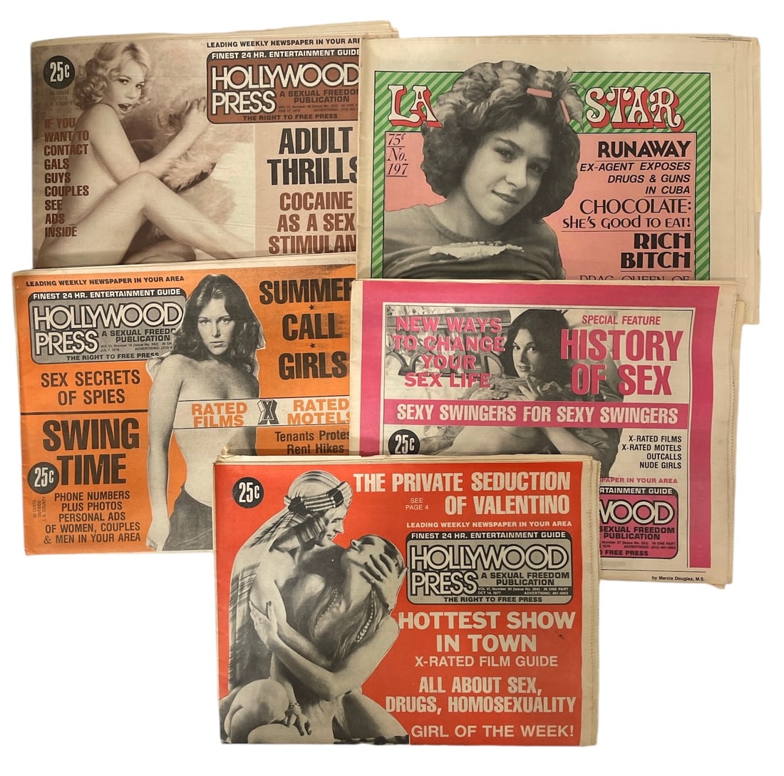 Vintage Erotic Adult Newpaper Collection: Vintage Erotic Adult Newpaper Collection