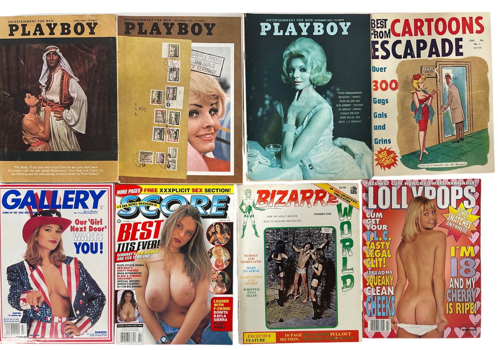 Vintage Erotic Adult Magazine Collection: Vintage Erotic Adult Magazine Collection
