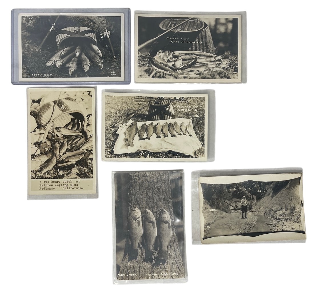 Vintage Fishing Postcard Collection (1 of 2)
