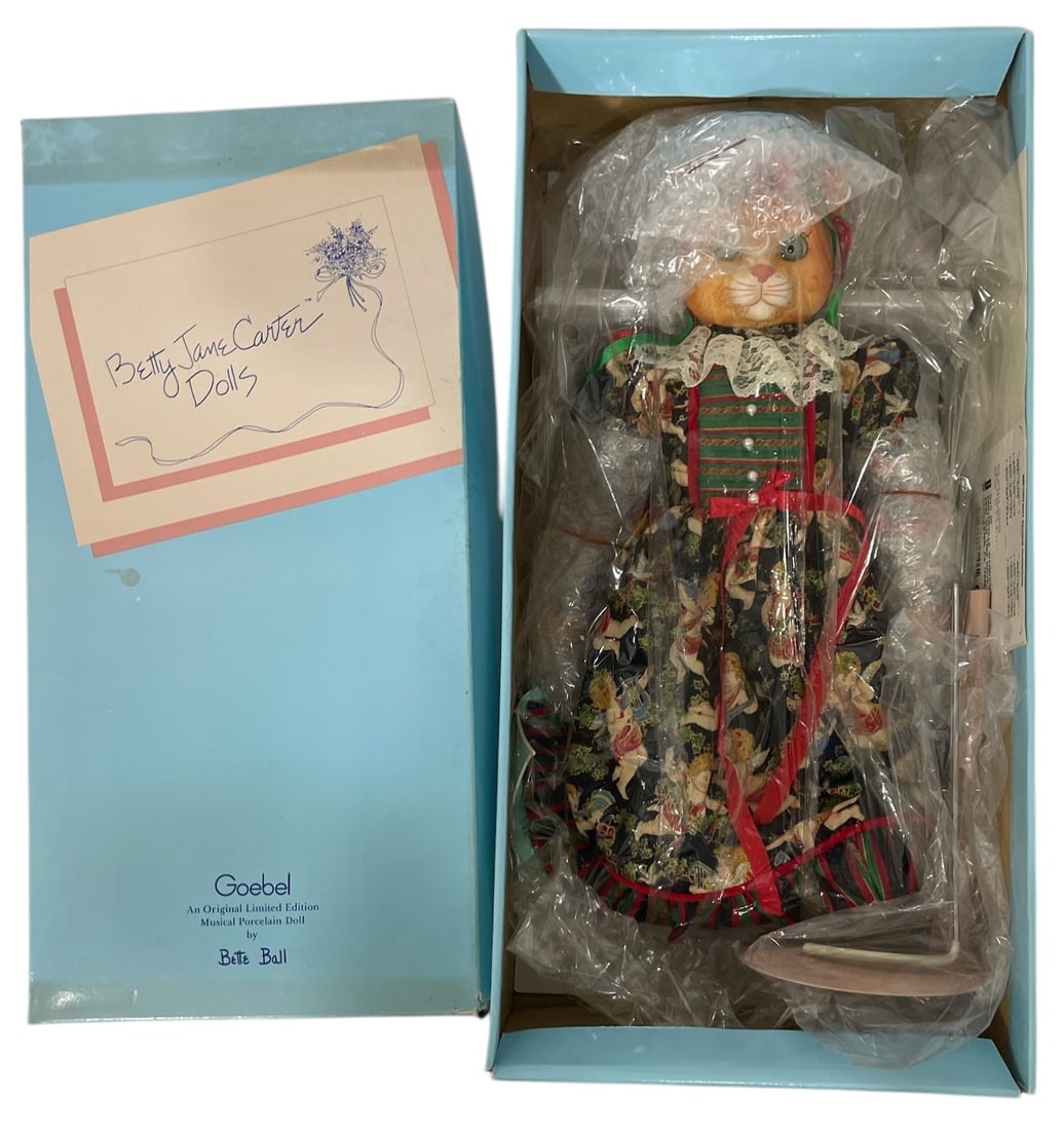 Goebel | Betty Jane Carter | Bette Ball Cat Porcelain Doll (1 of 2)