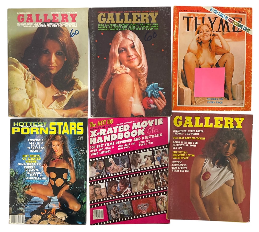 Vintage Erotic Adult Magazine Collection: Vintage Erotic Adult Magazine Collection