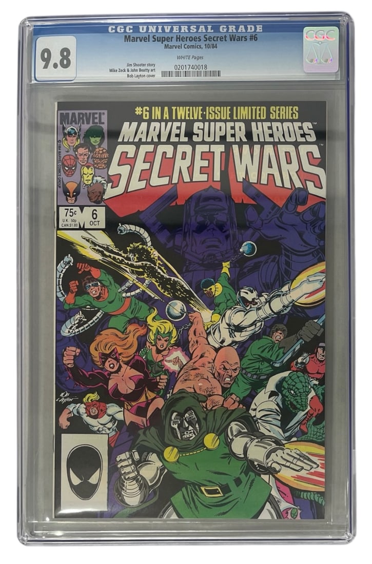 Marvel Comic Super Heroes Secret Wars | No 6 | CGC 9.8 (1 of 3)