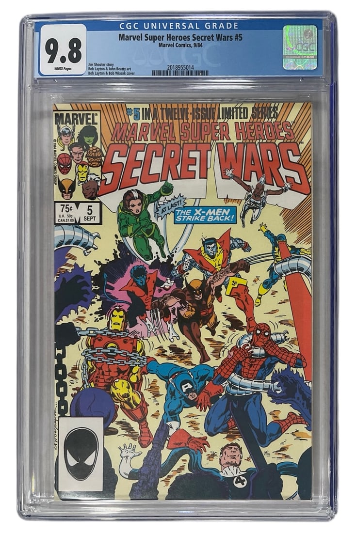 Marvels Super Heros Secret Wars | No 5 | CGC 9.8 (1 of 3)