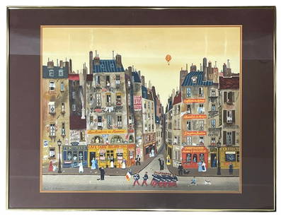 Michel Delacroix | Parade | Lithograph | Framed: Michel Delacroix | Parade | Lithograph | Framed
