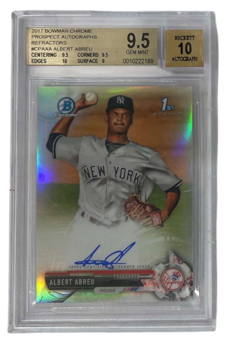 2017 Bowman Chrome | Albert Abreu | CGC 9.5: 2017 Bowman Chrome | Albert Abreu | CGC 9.5