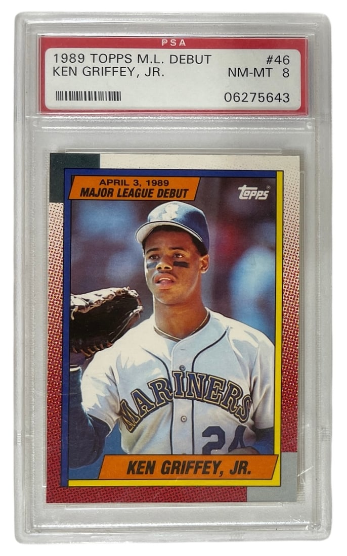 1989 Topps Major League Debut | Ken Griffey Jr | CGC 8: 1989 Topps Major League Debut | Ken Griffey Jr | CGC 8