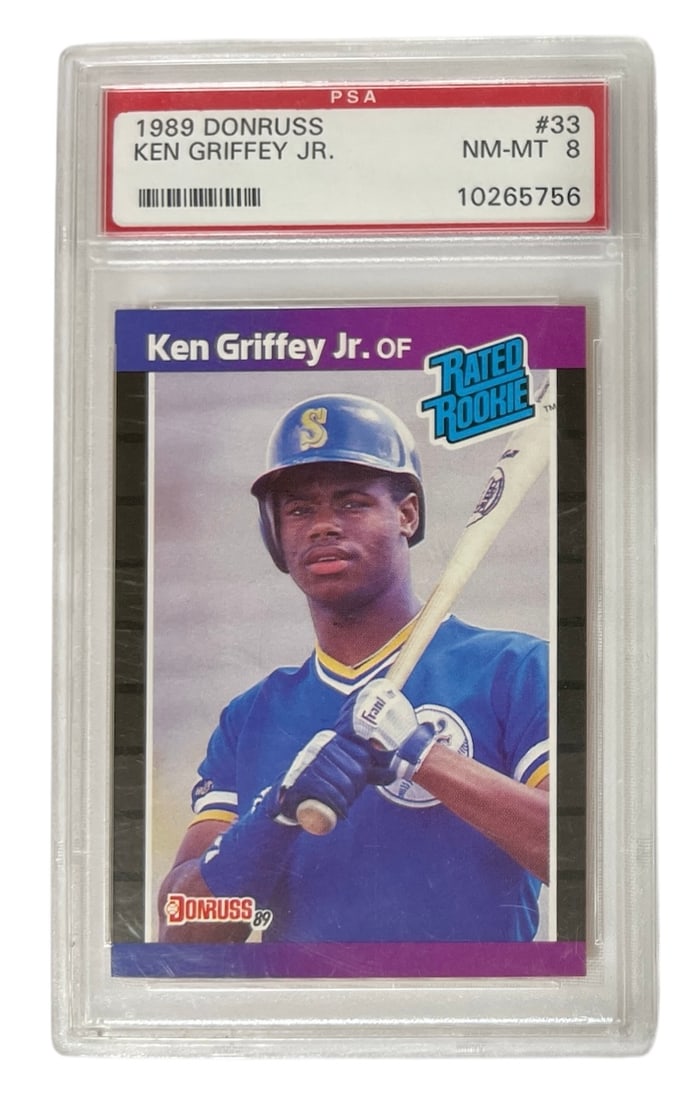 1989 Donruss Rated Rookie | Ken Griffey Jr | CGC 8: 1989 Donruss Rated Rookie | Ken Griffey Jr | CGC 8