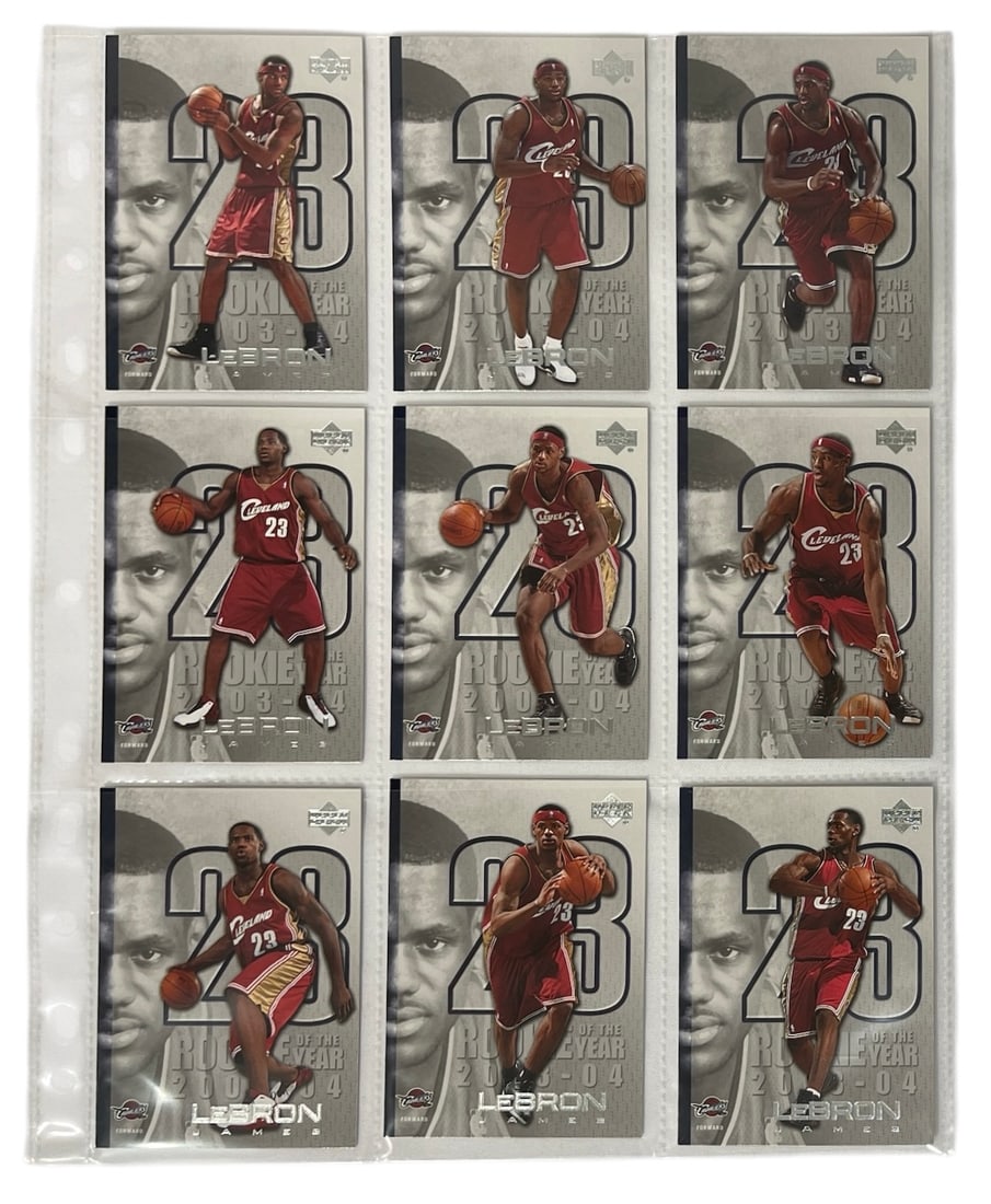 Lebron James Collectors Card Collection (1 of 2)