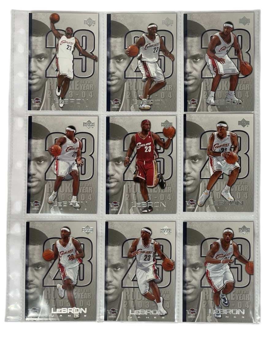 Lebron James Collectors Card Collection (1 of 2)