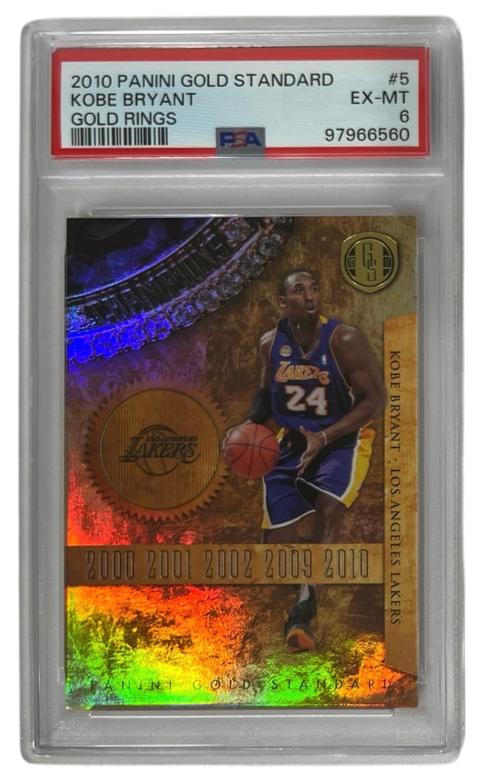 2010 Panini Gold Standard | Kobe Bryant | Gold Rings | CGC 6 (1 of 2)