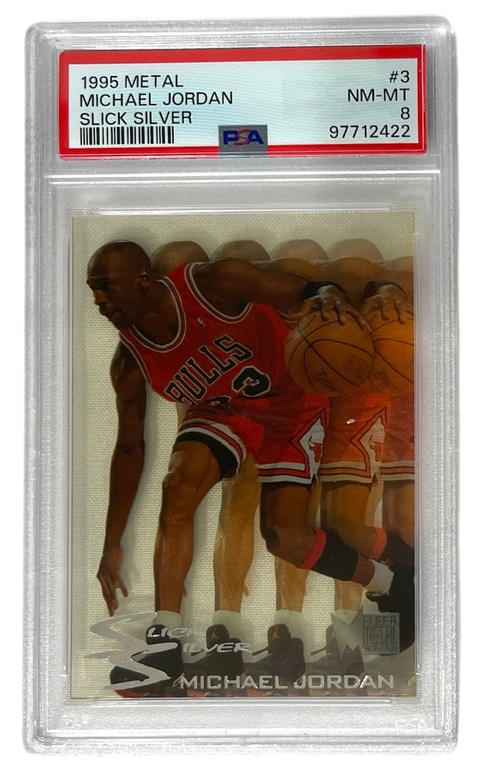 1995 Fleer Metal | Michael Jordan | Slick Silver | CGC 8 (1 of 2)