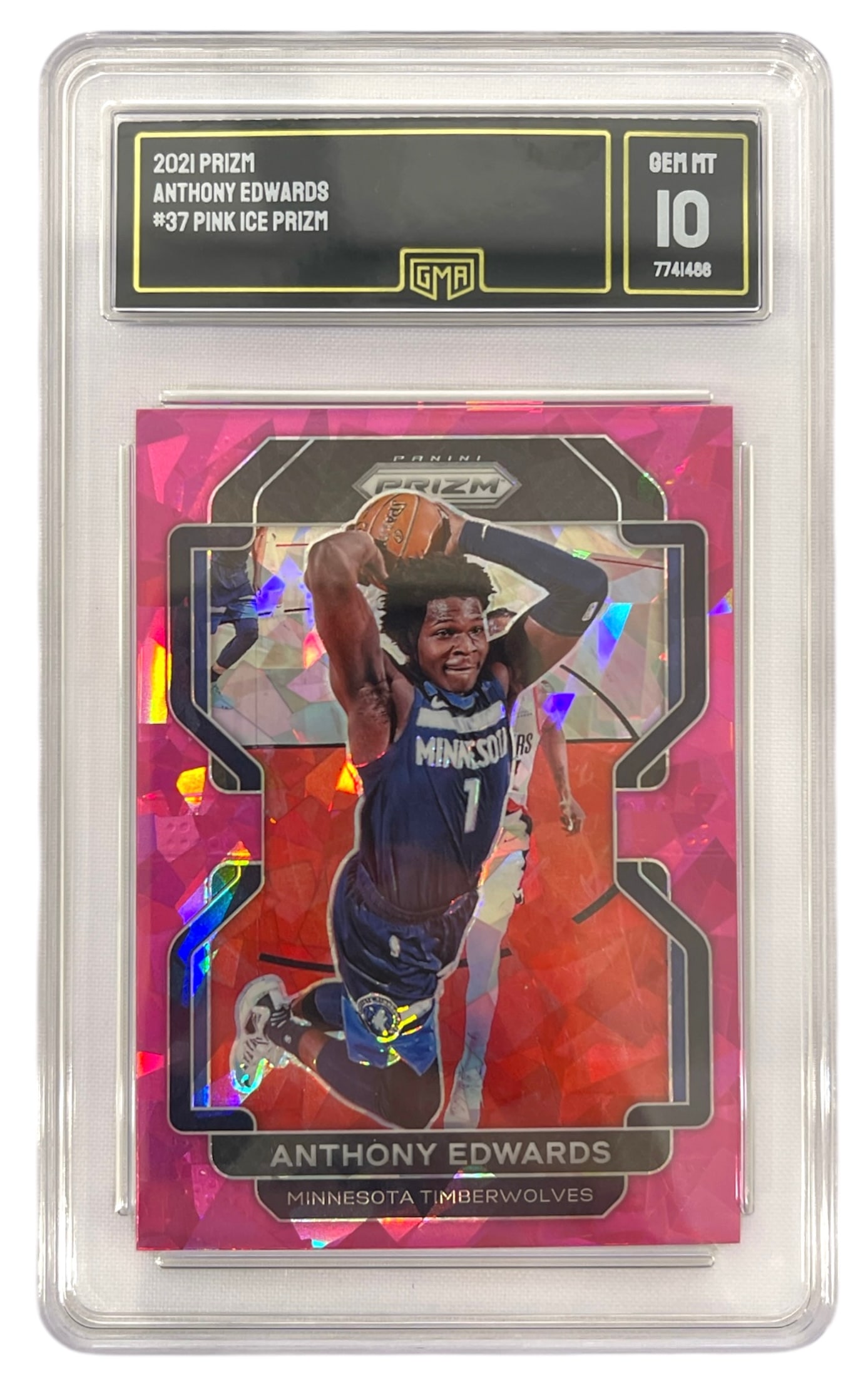 2021 Prizm Anthony Edwards | No 37 | Graded 10: 2021 Prizm Anthony Edwards | No 37 | Graded 10
