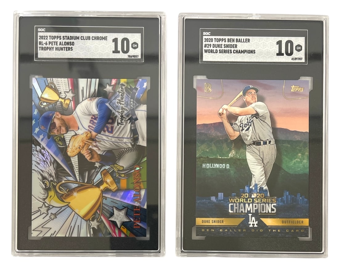 Graded 10 Baseball Collectors Card Collection (1 of 2)