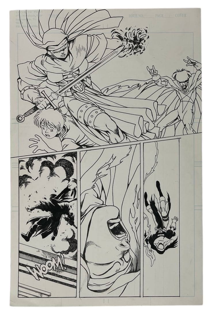 Warrior Nun Areala | Comic Page | Original Artwork: Warrior Nun Areala | Comic Page | Original Artwork