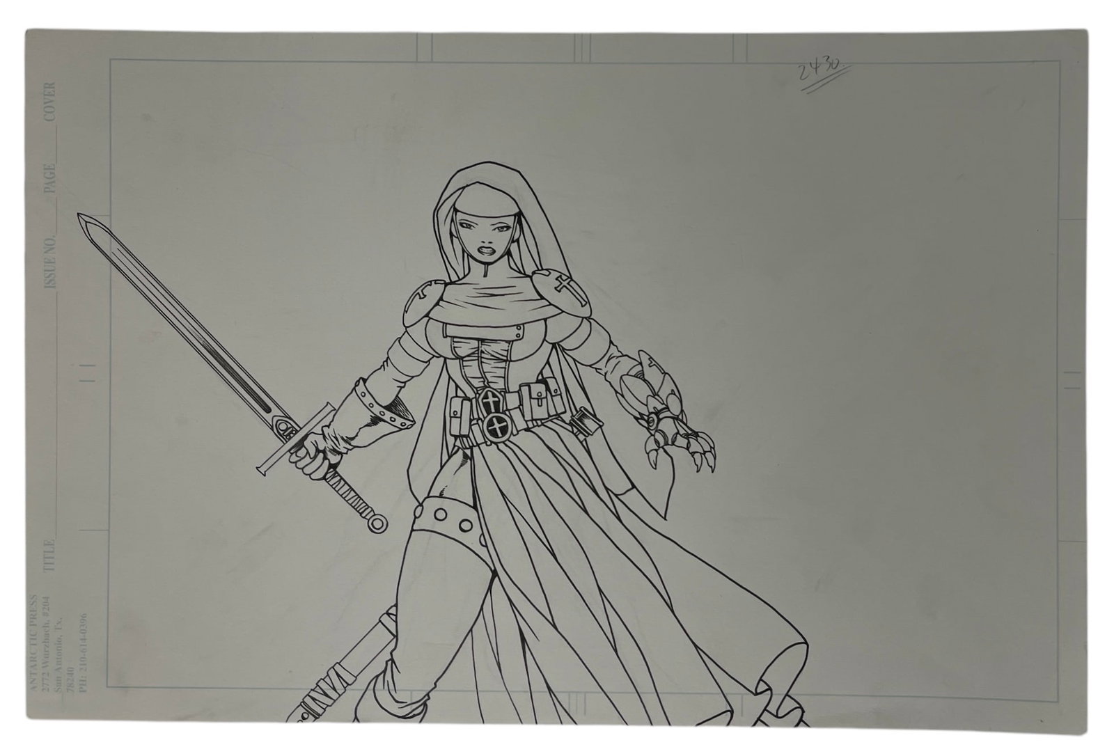 Warrior Nun Areala | Comic Page | Original Artwork: Warrior Nun Areala | Comic Page | Original Artwork