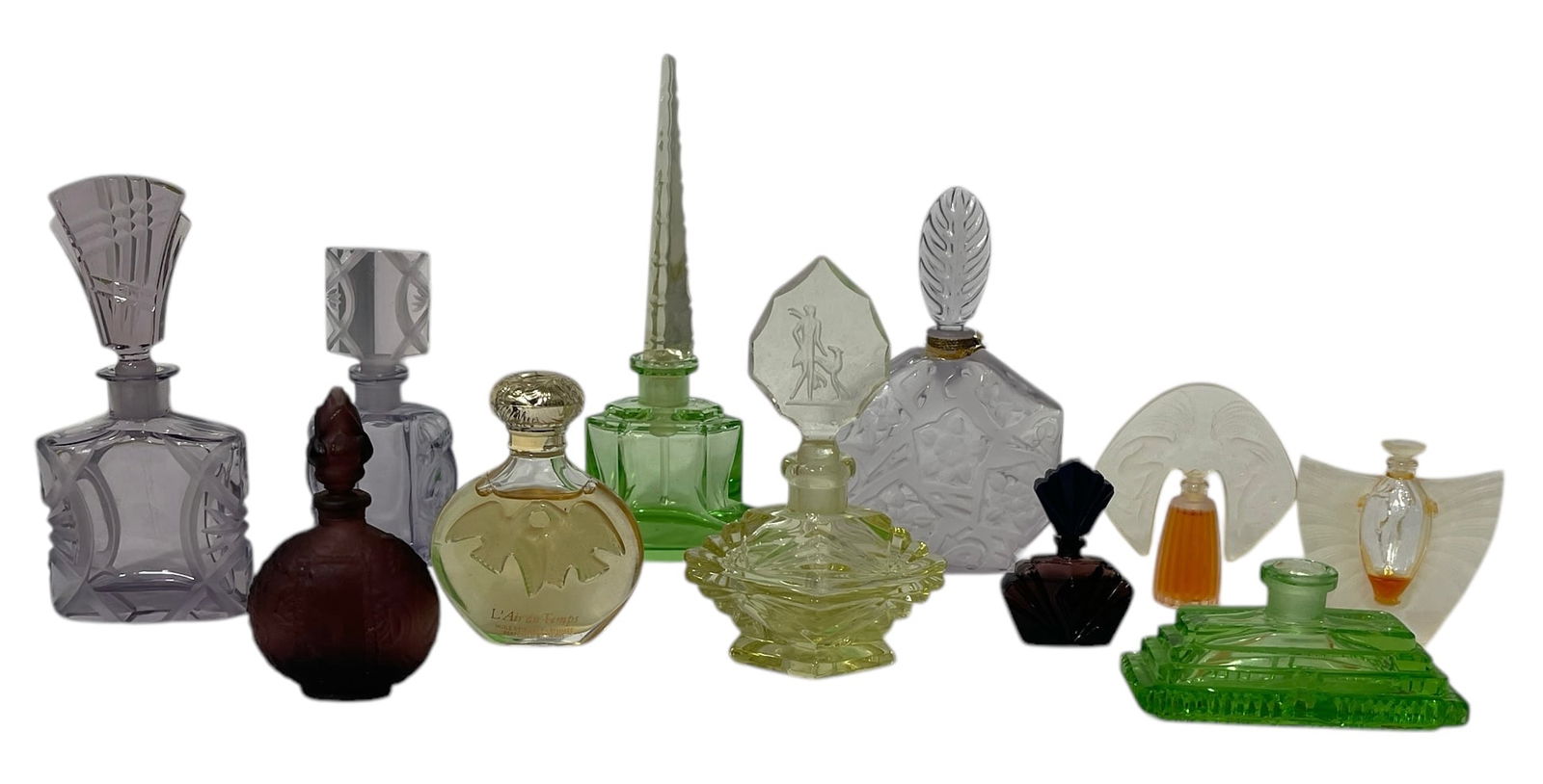 Antique Glass Perfume Scent Bottle Collection (1 of 2)