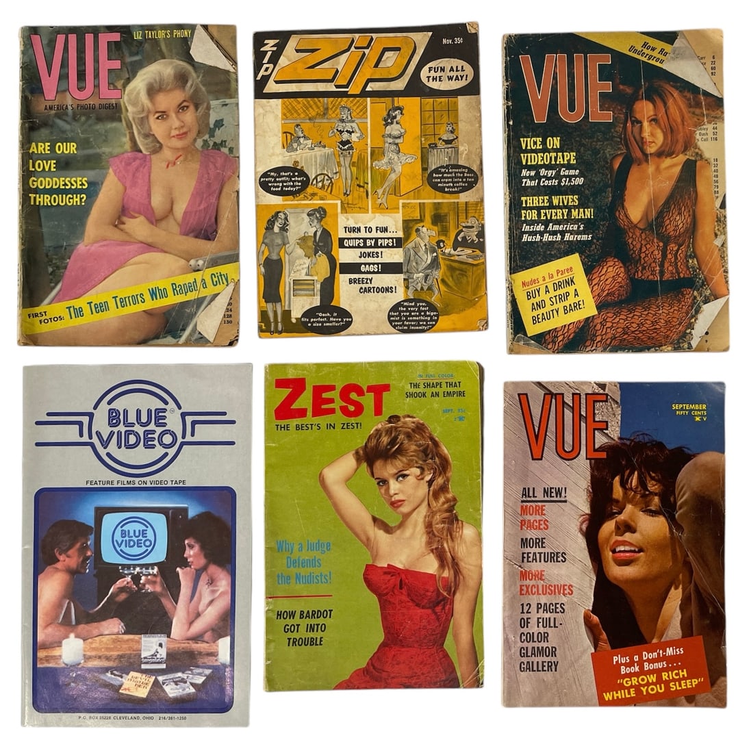 Vintage Erotic Adult Magazine Collection: Vintage Erotic Adult Magazine Collection