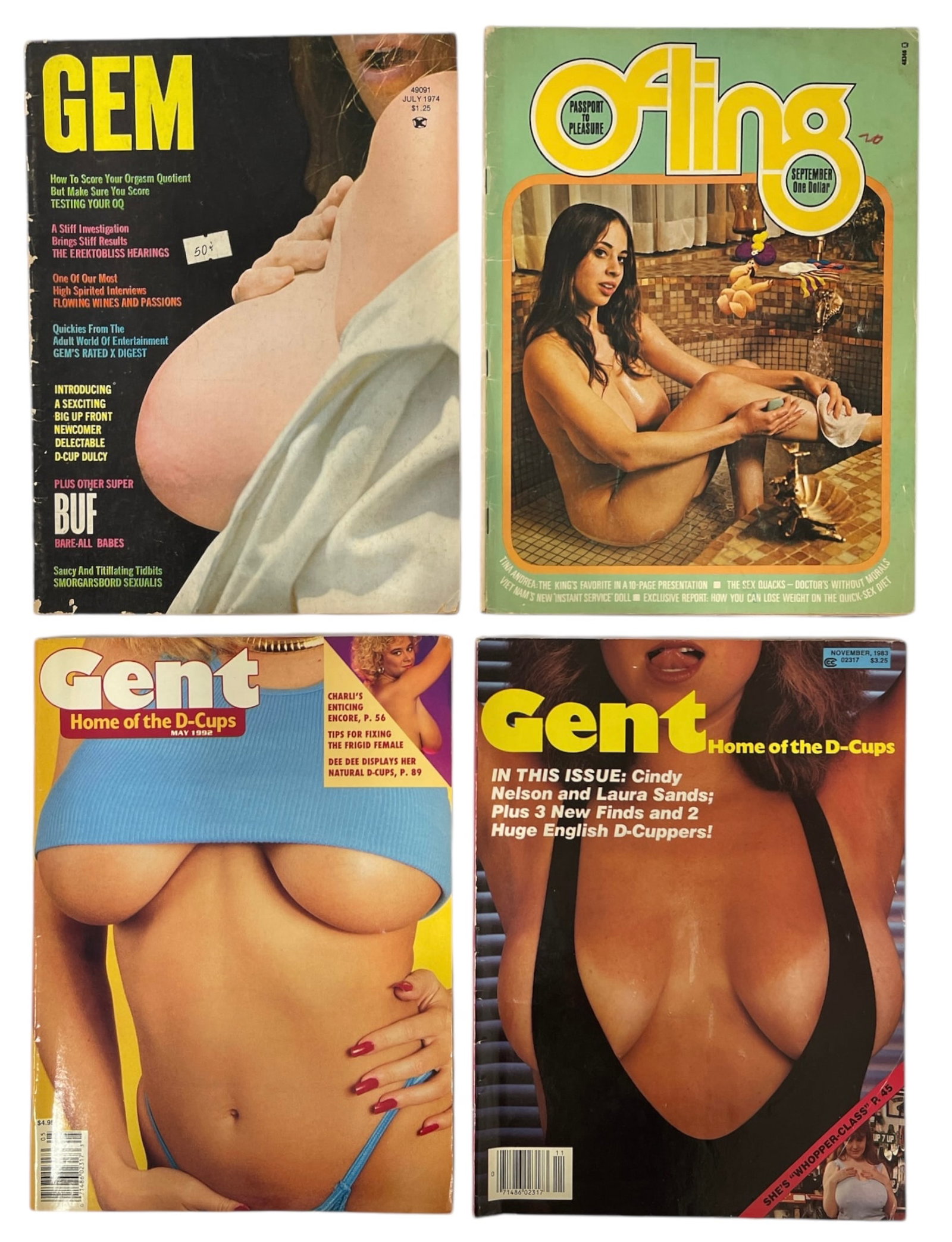 Vintage Erotic Adult Magazine Collection: Vintage Erotic Adult Magazine Collection