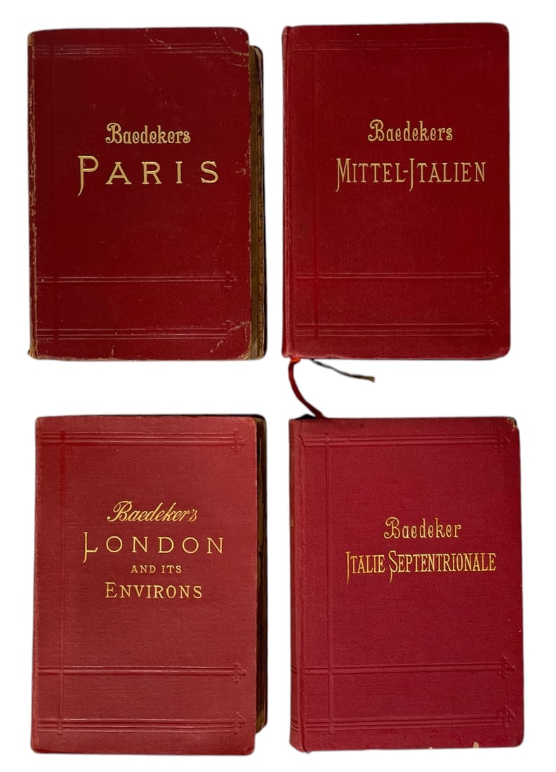 Baedekers Travel Guide Book Collection (1 of 5)