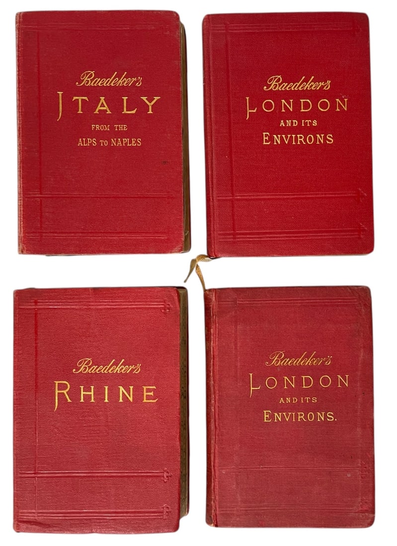 Baedekers Travel Guide Book Collection (1 of 5)
