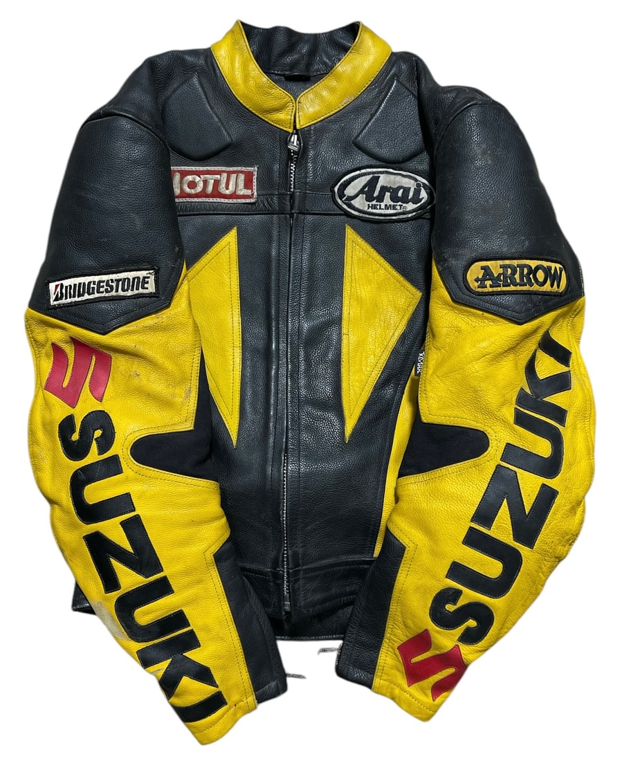 Genuine Leather | Suzuki Motorcycle Jacket | Size M (1 of 7)