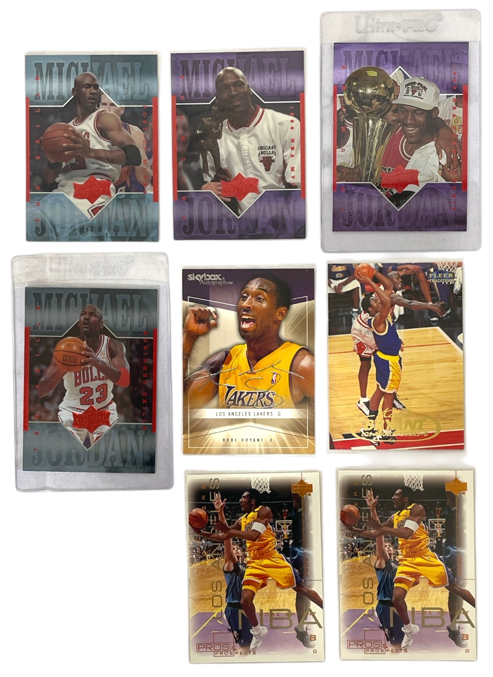 Michael Jordan and Kobe Bryant | Basketball Collectors Cards (1 of 2)