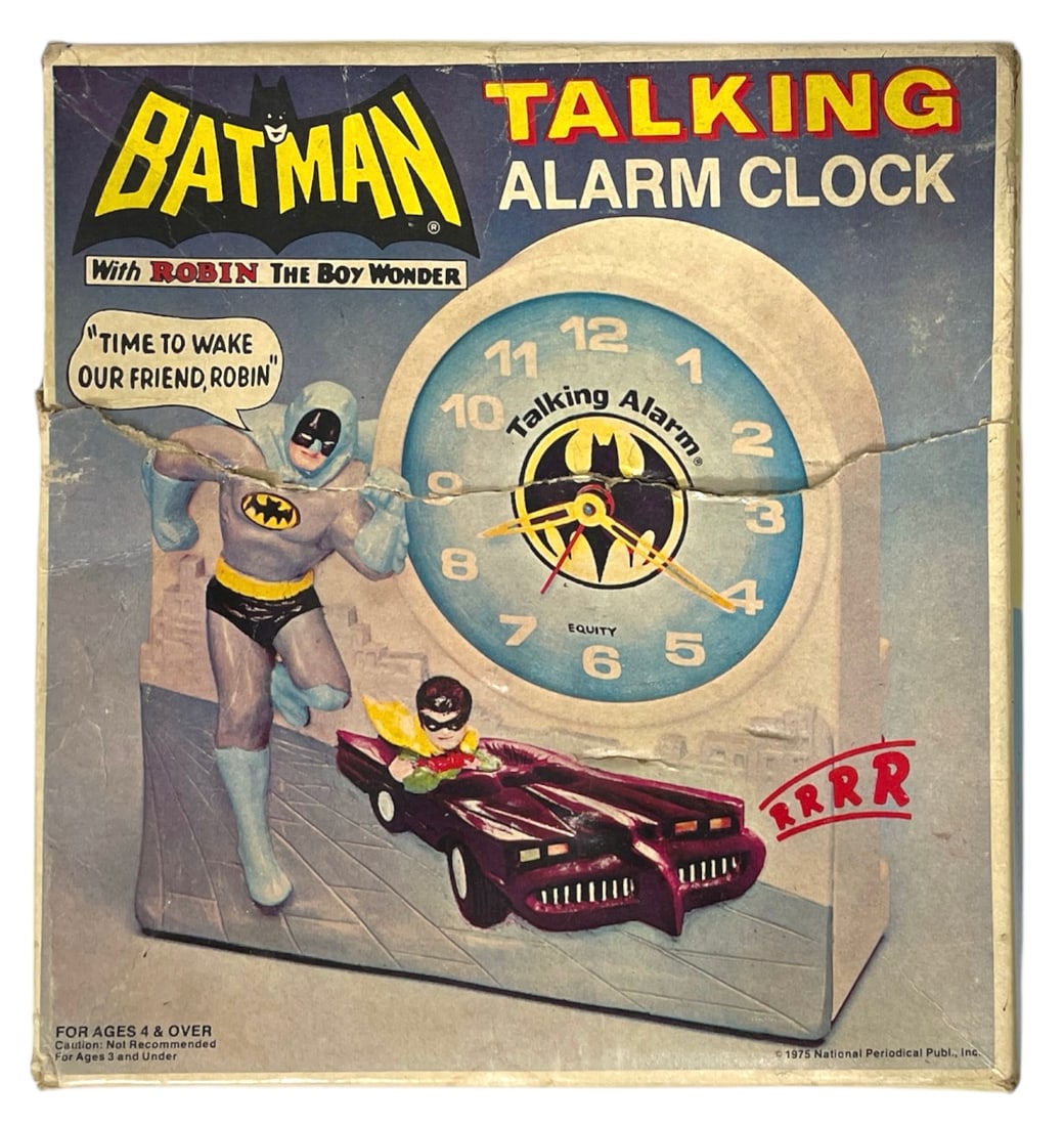 Vintage Batman | Talking Alarm Clock (1 of 3)