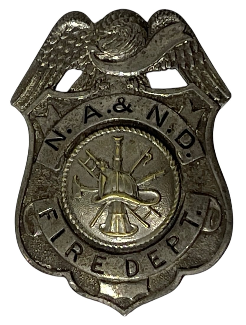 N A and N D Fire Dept Badge (1 of 2)