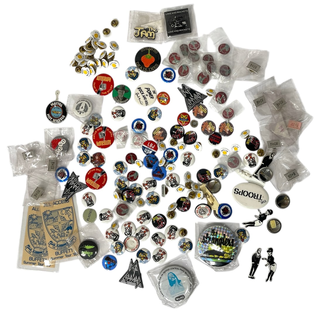 Vintage Pin and Button Collection (1 of 2)
