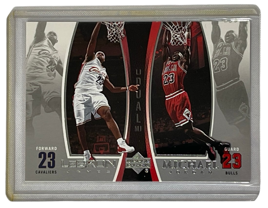 LeBron James and Michael Jordan | Basketball Collectors Cards: Authentication has not been performed to guarantee verification