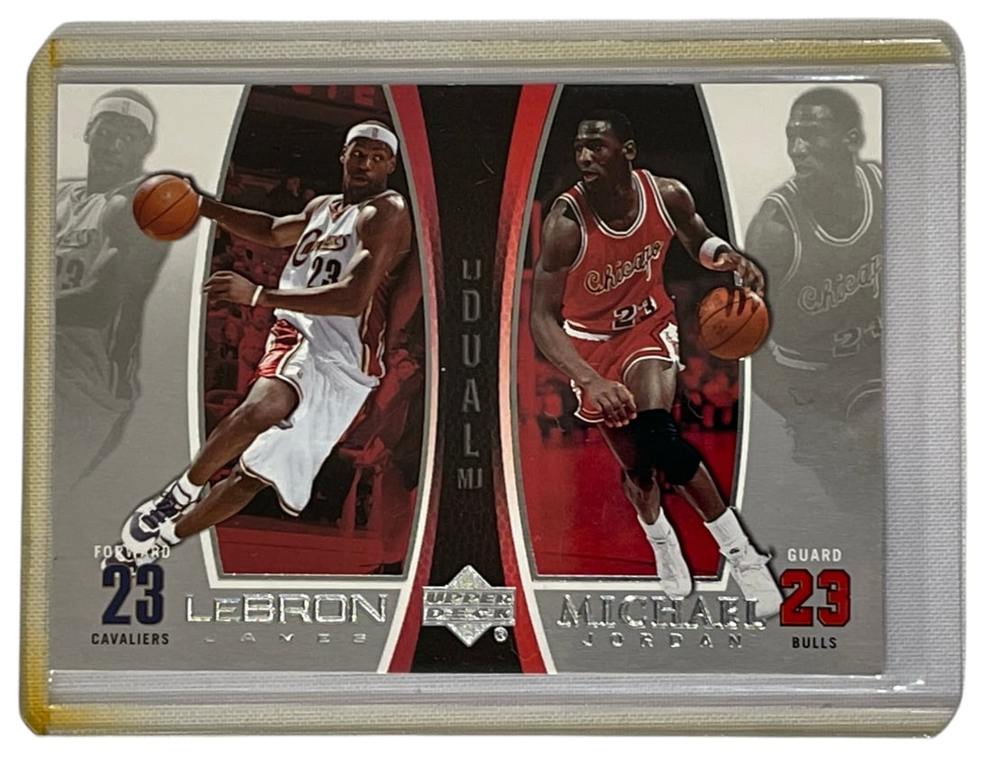 LeBron James and Michael Jordan | Basketball Collectors Cards: Authentication has not been performed to guarantee verification