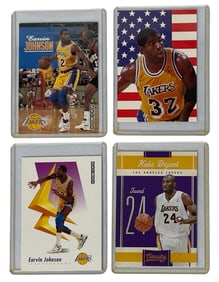 Magic Johnson and Kobe Bryant Basketball Collectors Cards