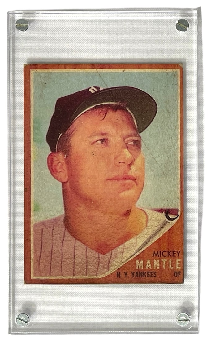 Topps Mickey Mantle | Baseball Collectors Card: Authentication has not been performed to guarantee verification