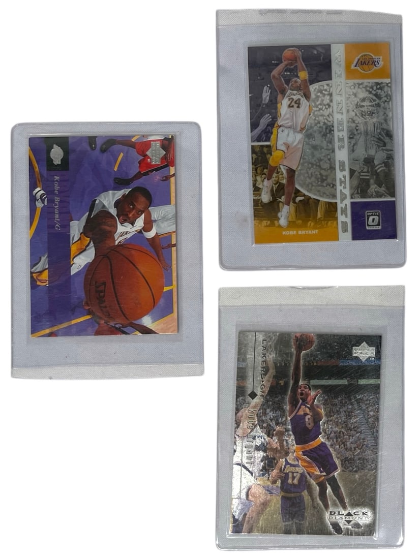 Kobe Bryant Basketball Collectors Cards: Authentication has not been performed to guarantee verification